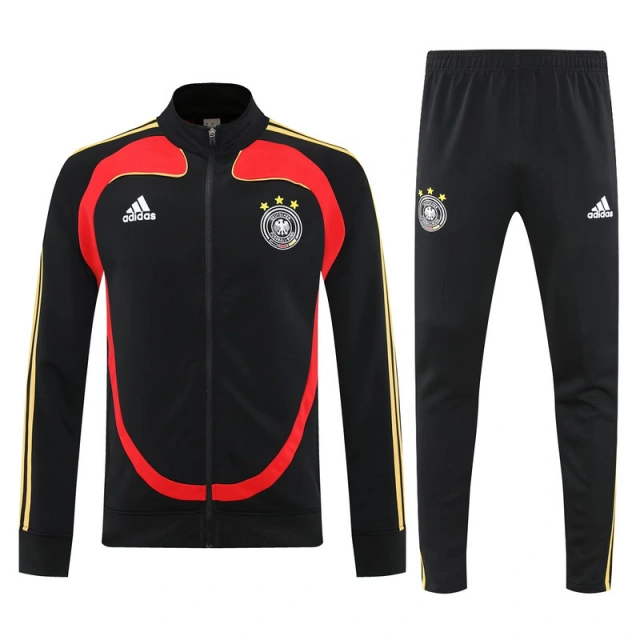 2025 Germany Training Black Football Track suit Long