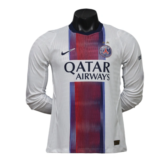 PSG 2026-27 Away Long Sleeve Kit & Jersey Fan Version