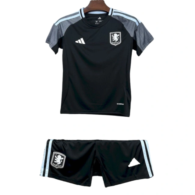 Aston Villa Away Kids kit Football jersey 2025-26