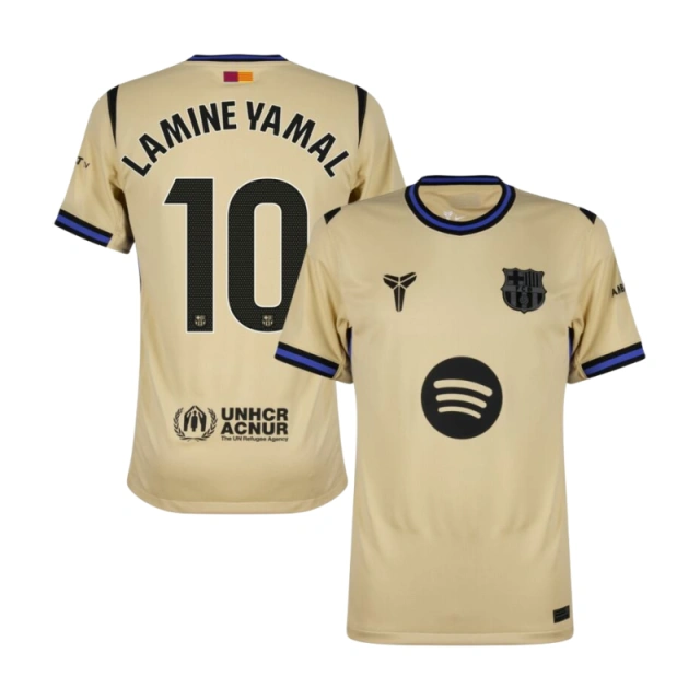 Barcelona Away football Jersey 2025-26 Fan version
