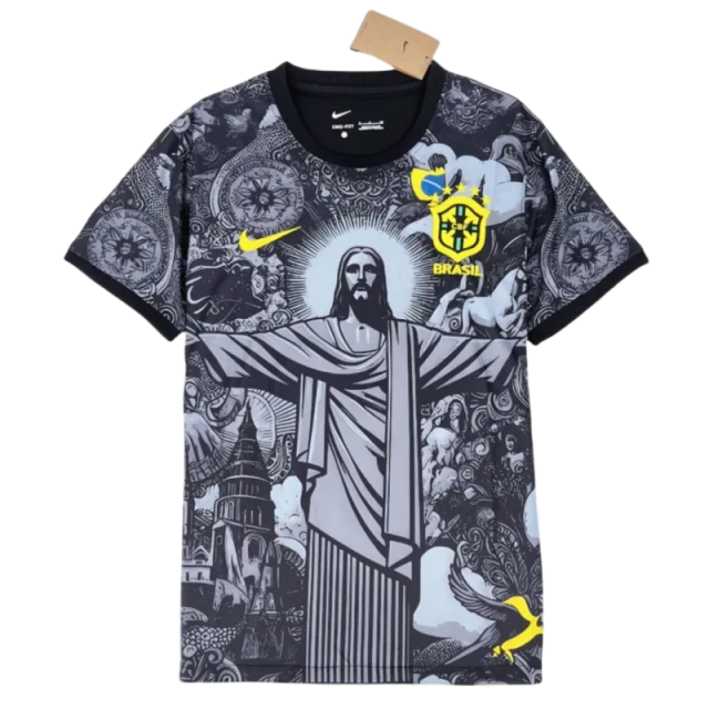2024 Brazil Christ the Redeemer Special Kit Shirt Football