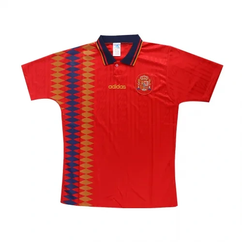 Spain Retro Jersey Home World Cup 1994