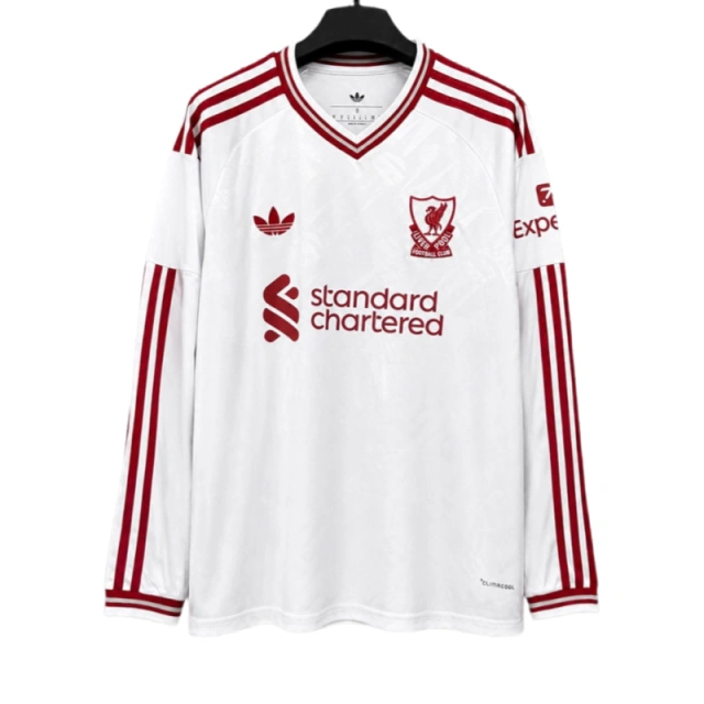 Liverpool 2026-27 Away Long Sleeve Football Jersey Fan Version