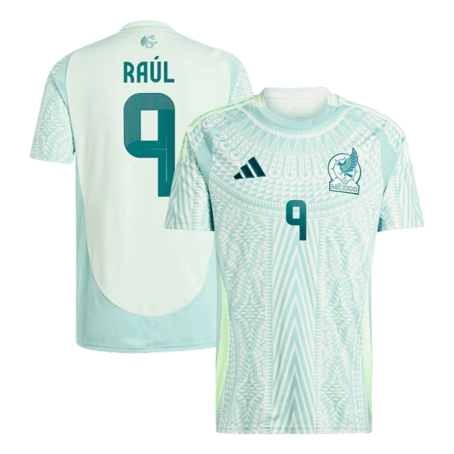 RAÚL #9 Mexico Soccer Jersey Away Custom Shirt 2024