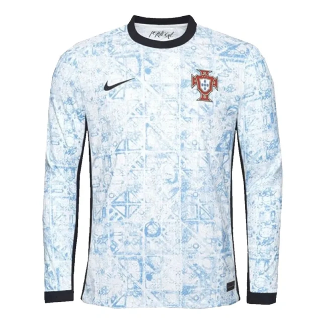 2024 Portugal Nation Away Long Sleeve Jersey Euro