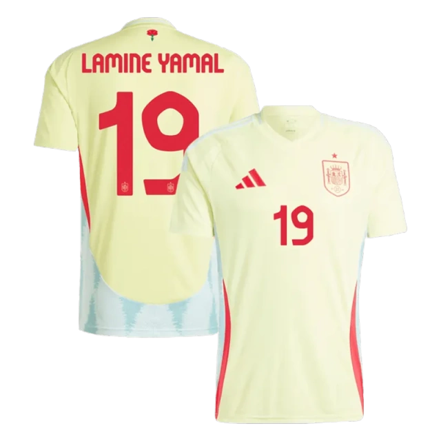 Spain Away Jersey RODRIGO #16 LAMINE YAMAL #19 MORATA #7 Euro 2024
