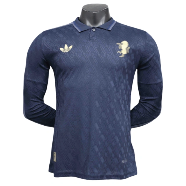 24-25 Juventus Away Soccer Jersey Player Version Long Sleeve