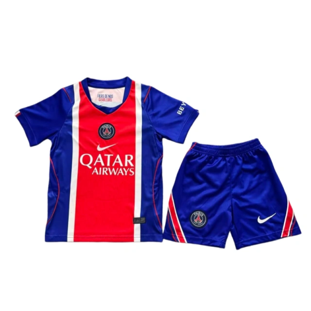 PSG 2026/27 Home Kids Kit & Jersey + Shorts Fan Version