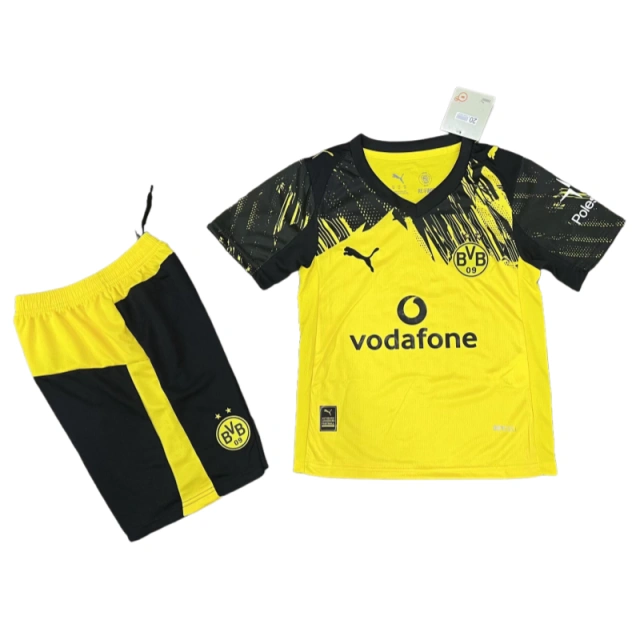 Borussia Dortmund Yellow Home Kids football jersey Kit 2025-26 Fan Version