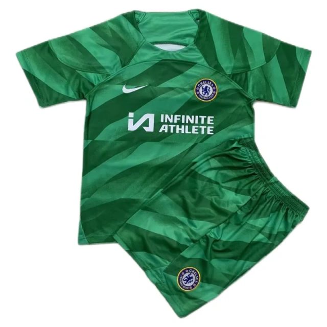 23-24 Kids Chelsea Goalkeeper Kit Jersey+Short