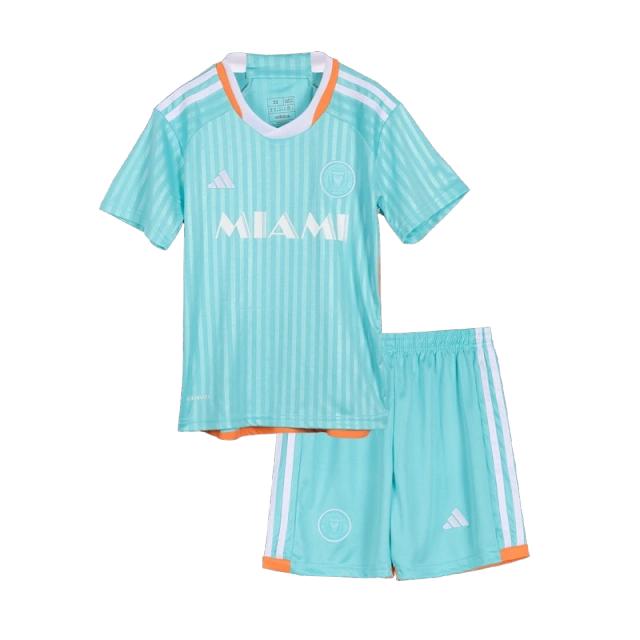 24-25 Inter Miami CF Third Away Soccer Kids Kit Jersey+Shorts