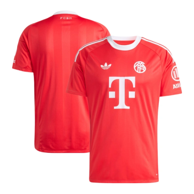 Bayern Munich red champions League Football jersey 2025-26 Fan edition