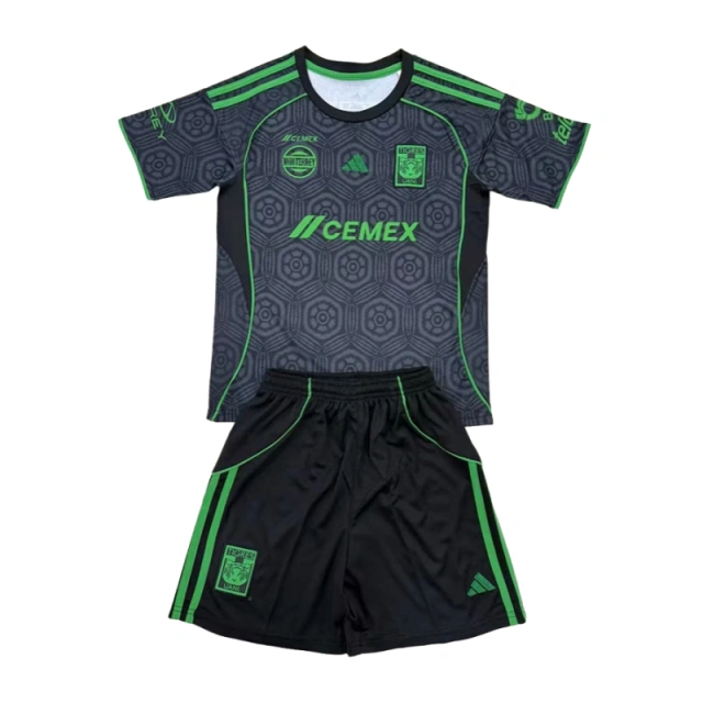 Tigres UANL Third Away Kids Soccer Jersey Kit 2025-26 Fan version