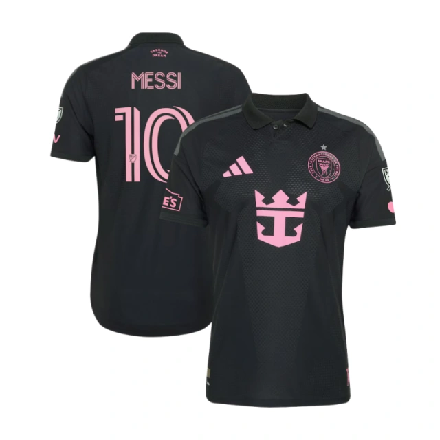 Miami International Messi's 2026 Black Field Commemorative Football Shirt Player version