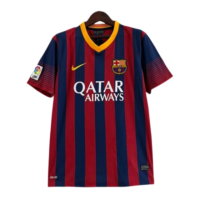 13-14 Barcelona Retro Home Soccer Shirt