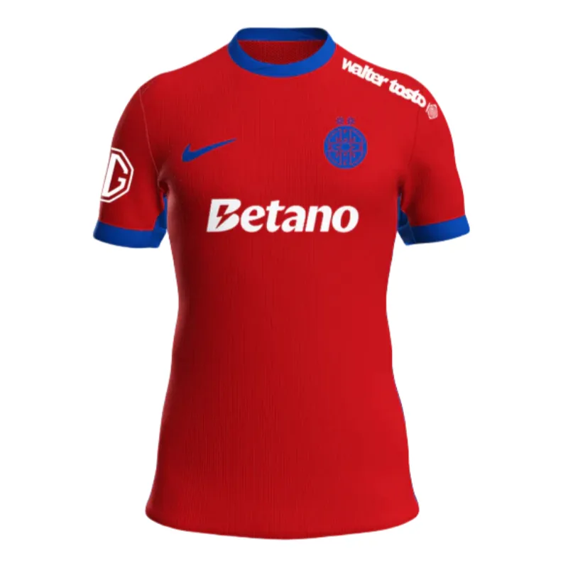 25-26 FCSB Home red football jersey- fan version